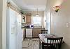 Cute kitchen is fully equipped with everything you need. 