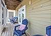 Come sit on our perch - that's Purple parrot for porch. 