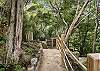 On the way to the Yoga Deck to connect with nature 