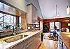 Spacious stainless kitchen sink with a beautiful view - 10 Southface -  Breckenridge Vacation Rental