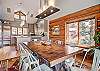 Guests can still take in the views from the outdoors while dining at the table - 10 Southface -Breckenridge Vacation Rental