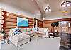 The large sectional sofa allows space for everyone in the spacious living room - 10 Southface -Breckenridge Vacation Rental