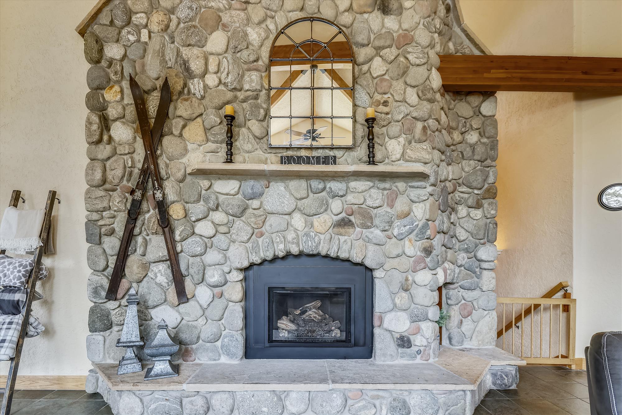 Additional view of the gas fireplace - Evergreen Lodge Breckenridge Vacation Rental
