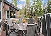 Additional outdoor dining view - Evergreen Lodge Breckenridge Vacation Rental 