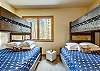 This bunkroom is perfect for the kids or any extra guests in your party - Evergreen Lodge Breckenridge Vacation Rental 