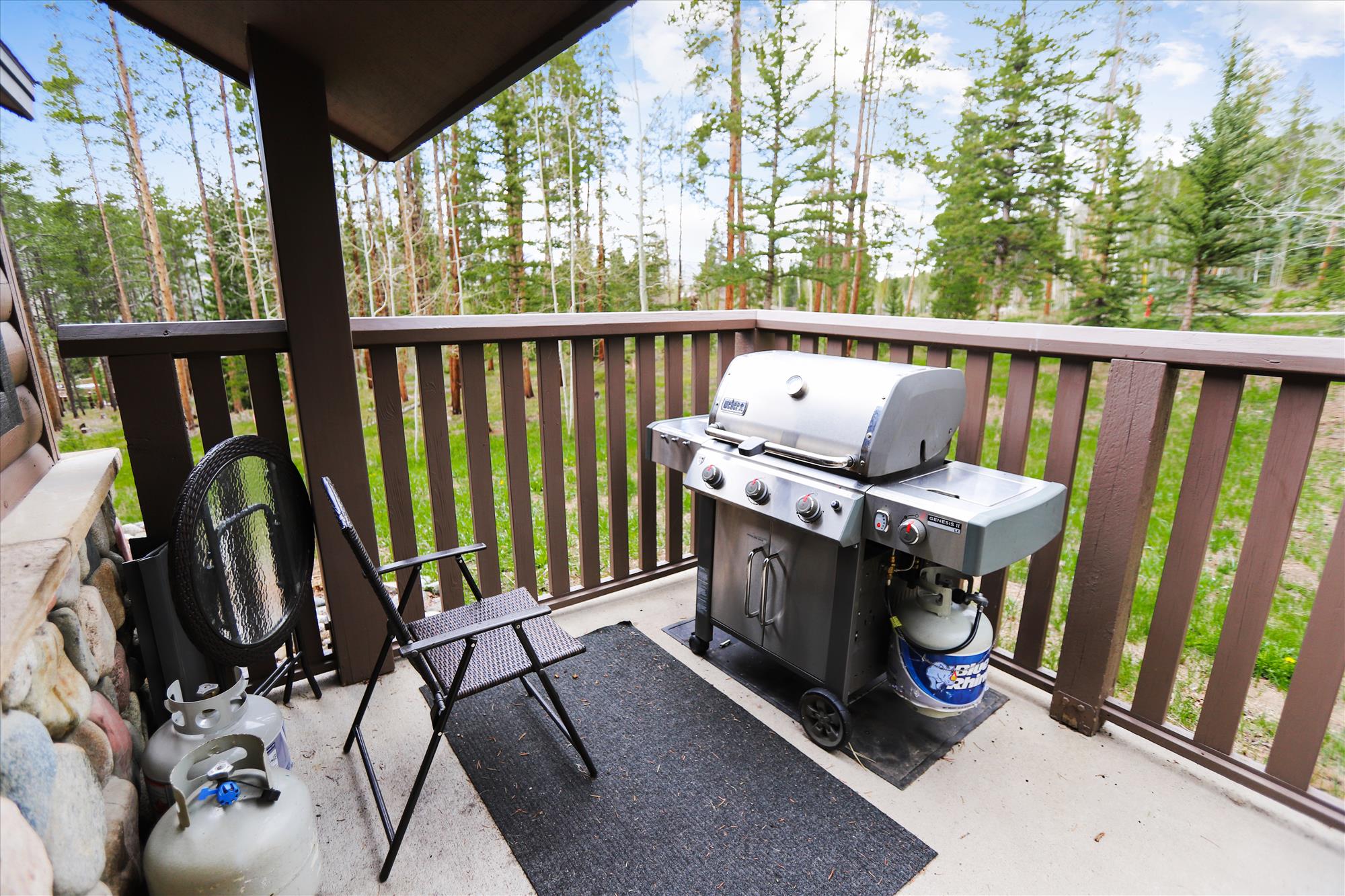 Have a barbecue on a warm summer night with this provided grill - Evergreen Lodge Breckenridge Vacation Rental