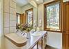 Bottom floor private bathroom for king bedroom - Evergreen Lodge Breckenridge Vacation Rental 