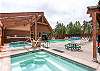 Indoor/Outdoor Pool and hot tub area - 4 O'Clock Lodge A16 Breckenridge Vacation Rental 