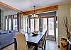 Seating for 2 at the kitchen bar - 4 O’Clock Lodge D26 Breckenridge Vacation Rental 