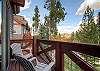 Balcony deck area off of the living area - Amber Sky Breckenridge Vacation Rental 