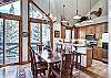 Enjoy dinner and a view in this open dining area - Amber Sky Breckenridge Vacation Rental 