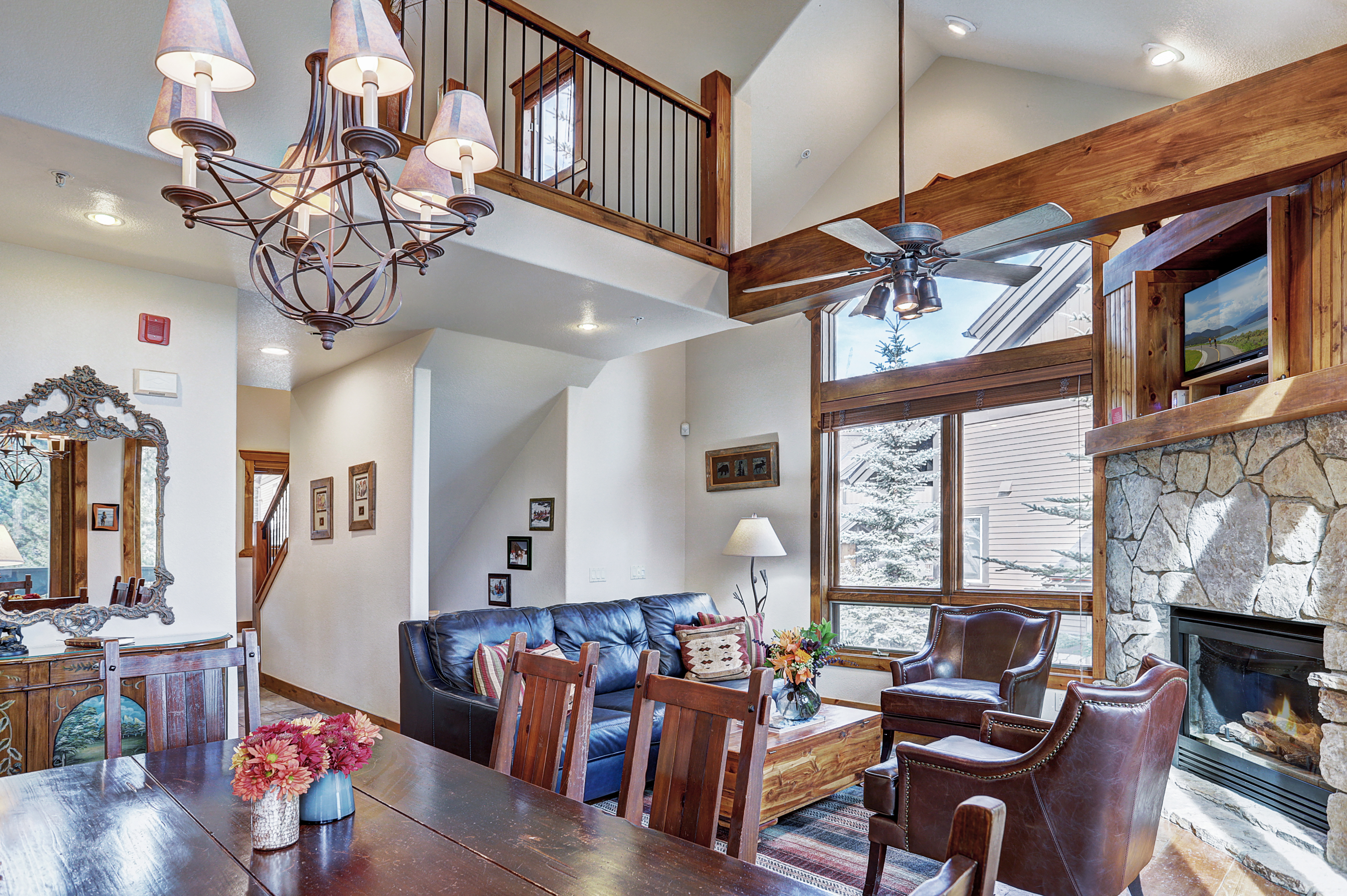 Additional view of living and dining areas - Amber Sky Breckenridge Vacation Rental