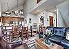 You wont miss any family and friend time in this open concept space - Amber Sky Breckenridge Vacation Rental 
