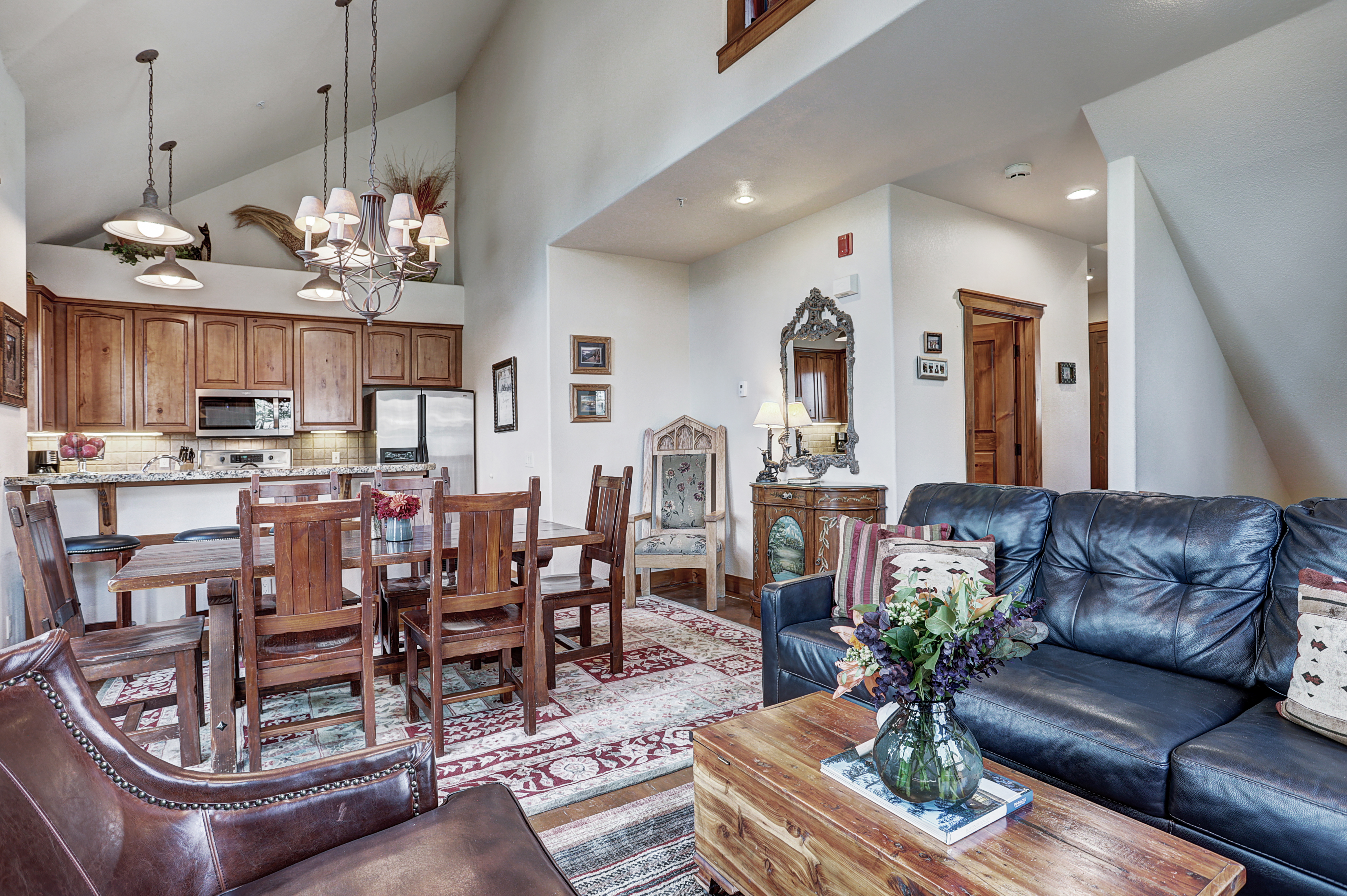You wont miss any family and friend time in this open concept space - Amber Sky Breckenridge Vacation Rental
