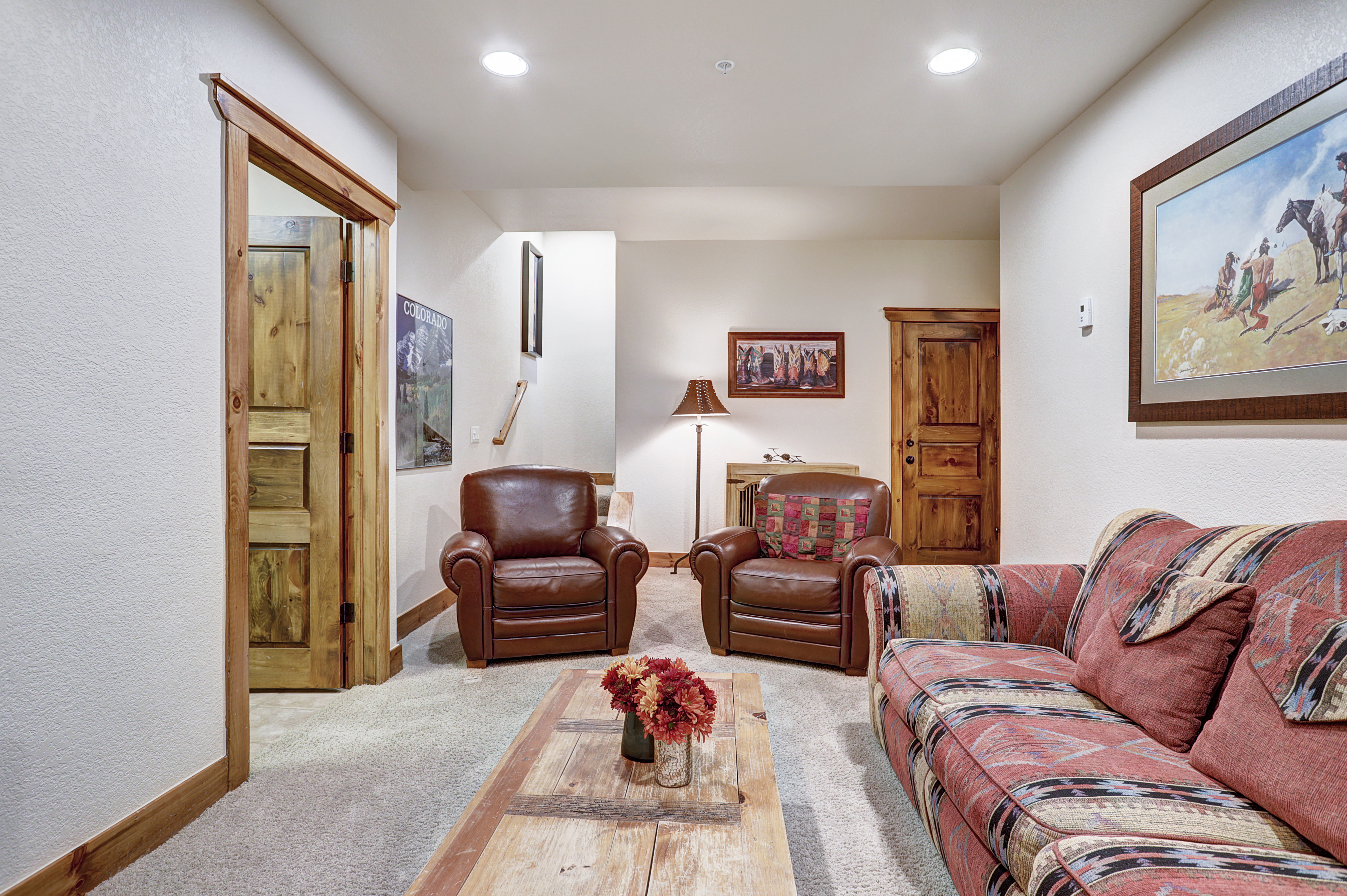 Additional view of the bottom floor living area - Amber Sky Breckenridge Vacation Rental