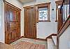 Main entry landing with coat closet - Amber Sky Breckenridge Vacation Rental 