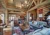 Have some family time and watch your favorite movies on the flat screen TV - Bear Lodge Breckenridge Vacation Rental 