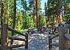 Lower patio area with seating and fireplace - Bear Lodge Breckenridge Vacation Rental 