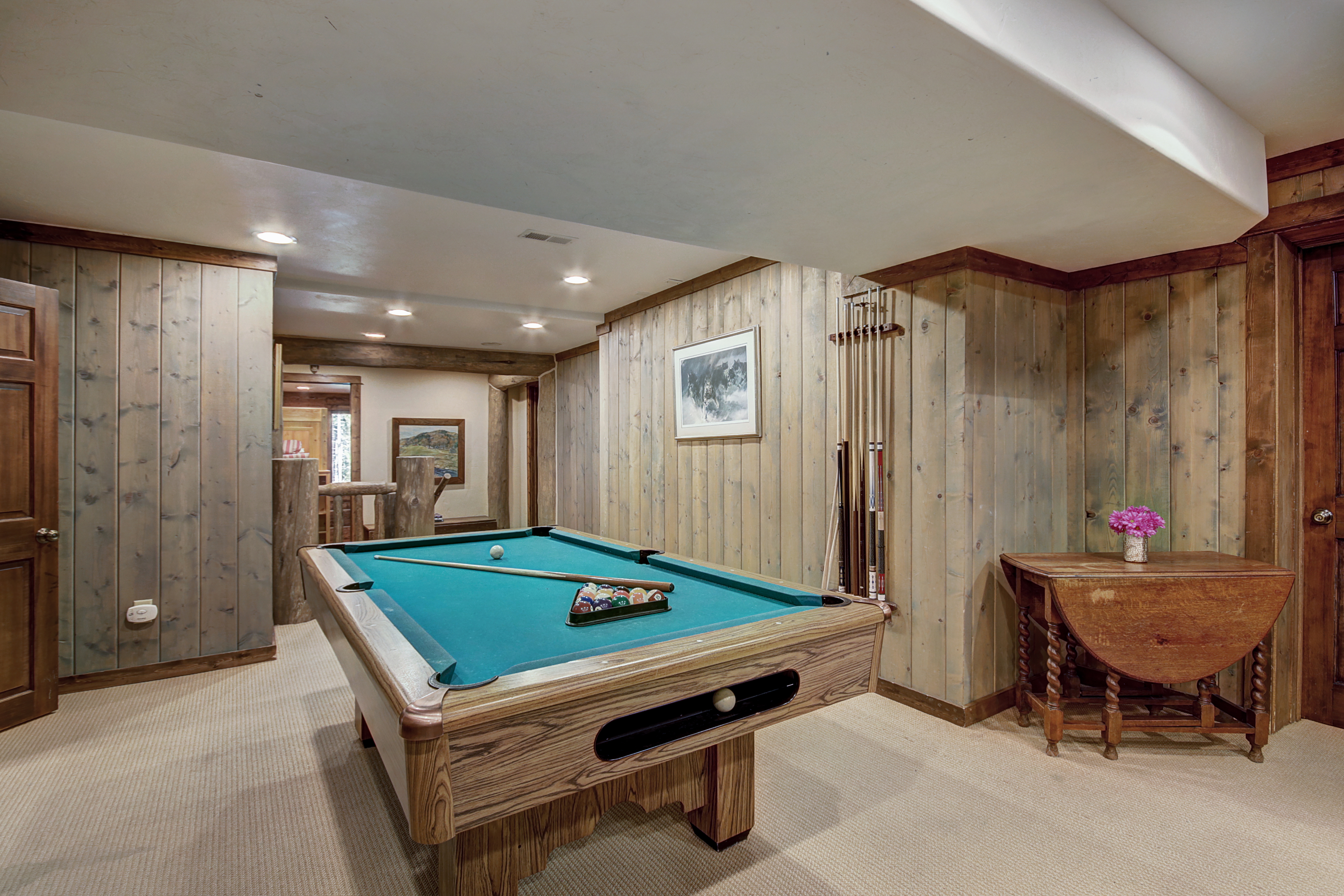View of pool table and card table - Bear Lodge Breckenridge Vacation Rental