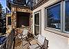 Soak up some sun on this private king bedroom deck - Bella Vista Dillon Vacation Rental 