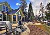 The back patio is the perfect place to spend time with your family. -  The Bogart House Breckenridge Vacation Rental 