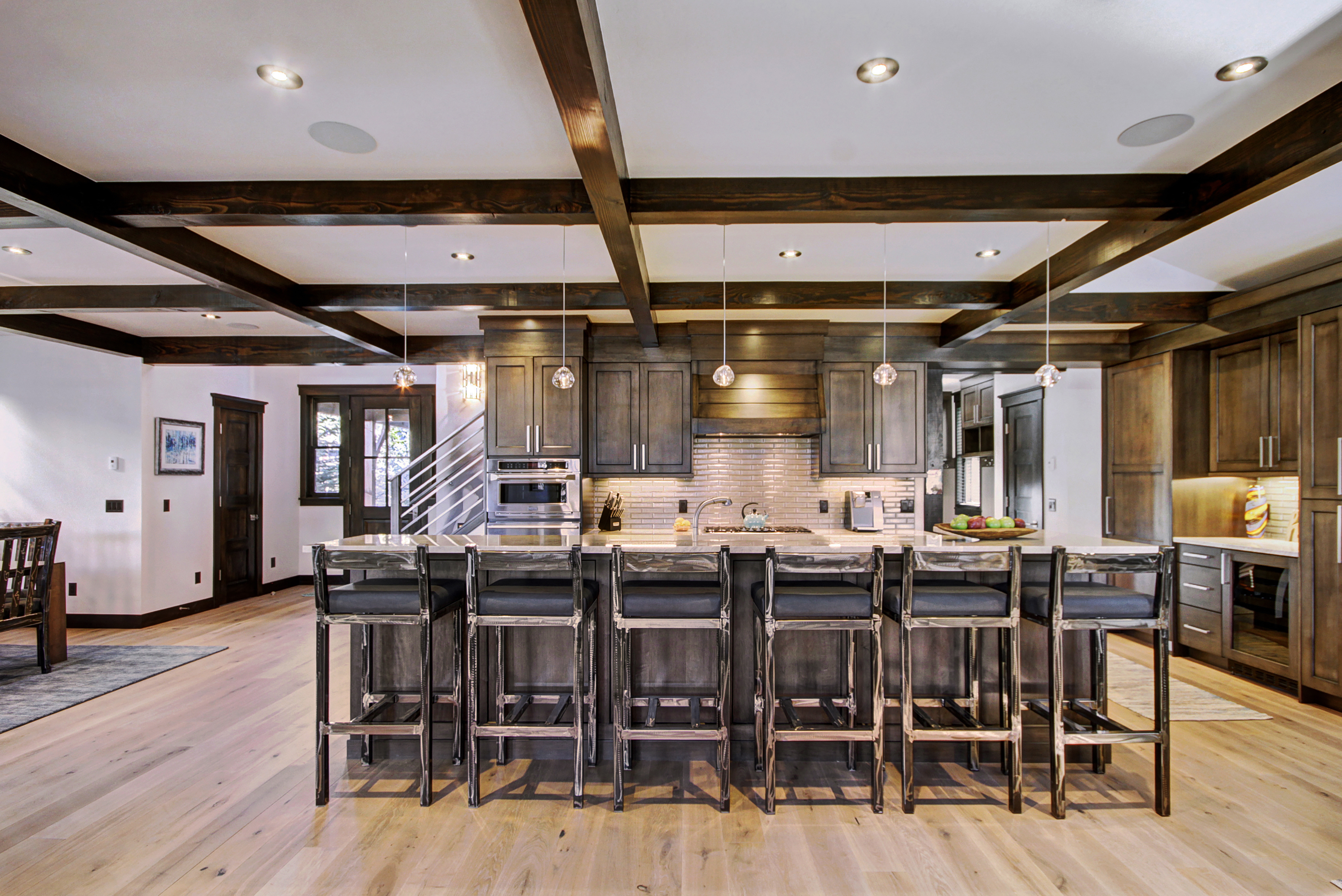Cooks will love this kitchen with its stainless appliances and high-end finishes -  The Bogart House Breckenridge Vacation Rental