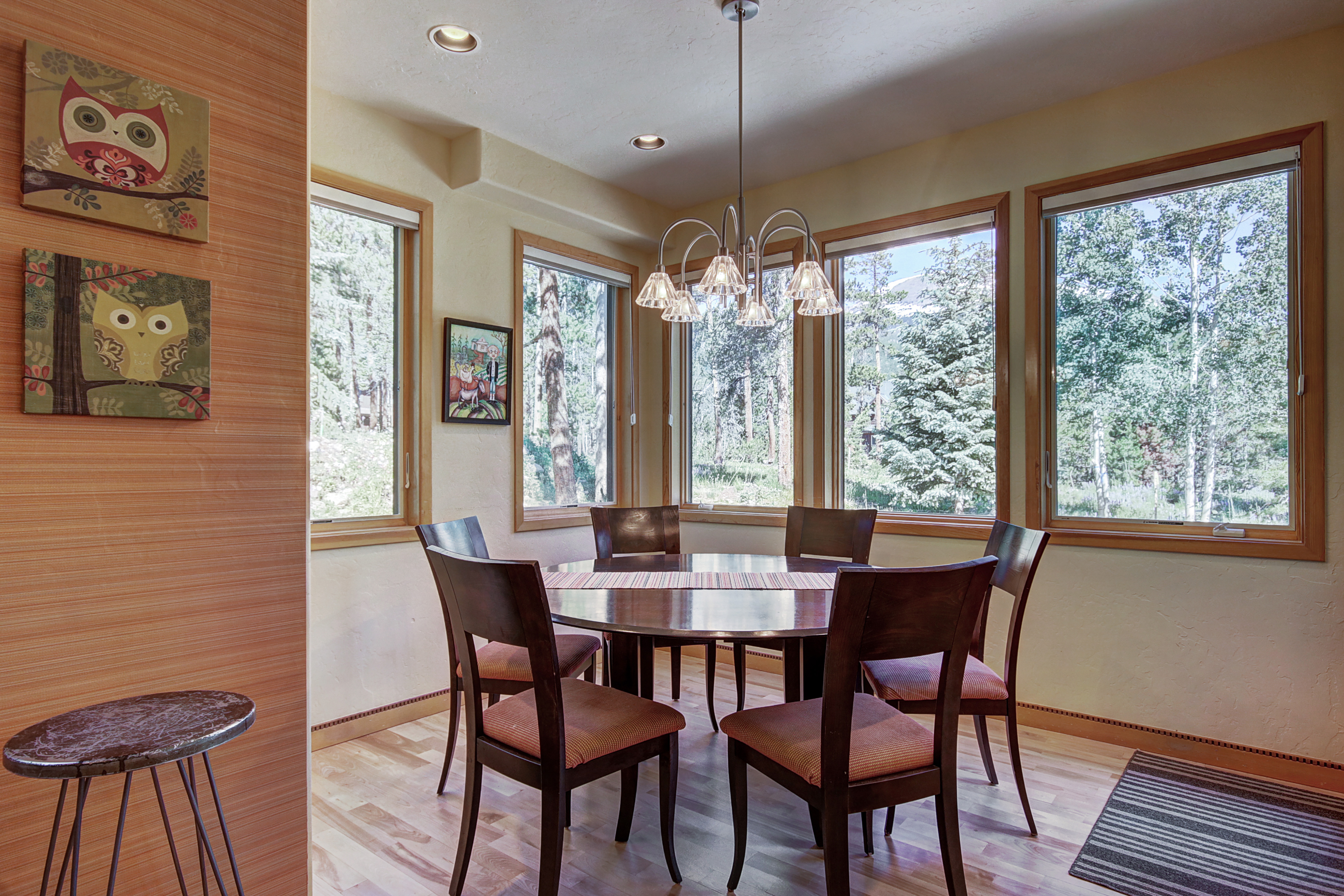 Seating for 6 at the dining room table. - Buffalo Mountain Vista Frisco Vacation Rental