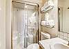 Spacious walk in shower in the main floor bathroom. - Charter Ridge 10 Breckenridge Vacation Rental 