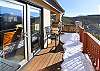 Additional seating on the upper deck. - Charter Ridge 10 Breckenridge Vacation Rental 