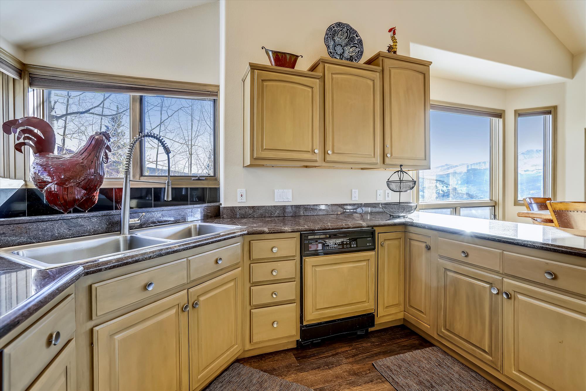 The large kitchen is perfect for cooking meals for your group.