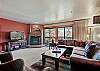 Enjoy time with your entire group in the large living room. -Cimarron 301 Breckenridge Vacation Rental 
