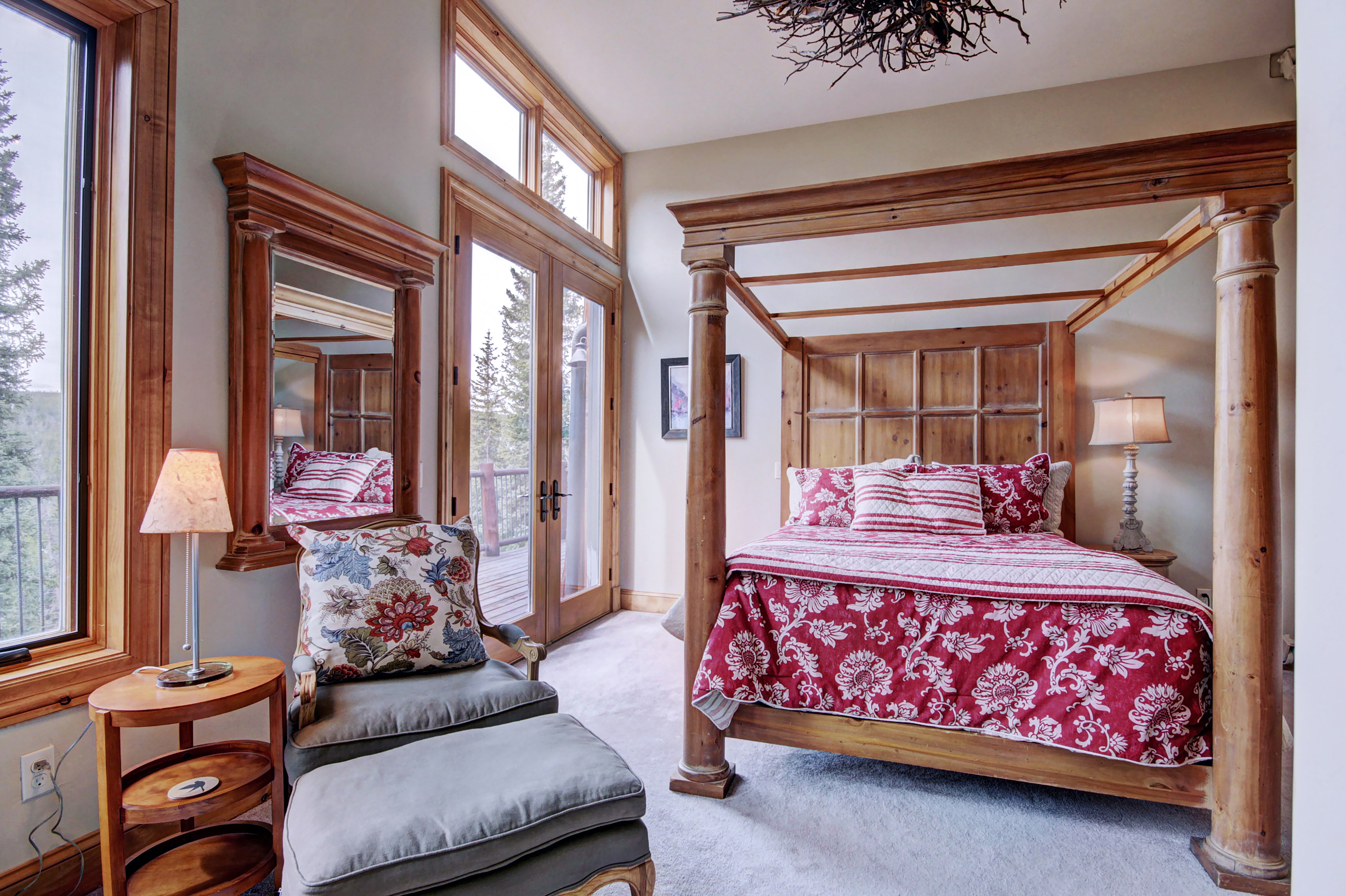 Lower level queen bedroom - Clowsgill Holme Breckenridge Vacation Rental