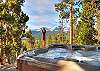 Hot tub with incredible views - Dunkin Hill Lodge Breckenridge Vacation Rental 