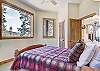 Queen bedroom - Dunkin Hill Lodge Breckenridge Vacation Rental 