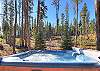 Enjoy the hot tub after a long day - Highlands Trail House Breckenridge Vacation Rental