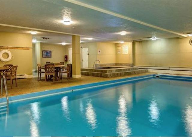 Pool and Hot tub Area- Longbranch Condos- Breckenridge Vacation Rental