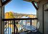 View of the Ten Mile Range from outdoor  deck with patio seating for 2