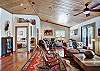 Spacious and inviting living area - Lodge at Boreas Pass Breckenridge Vacation Rental 