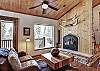 Relax in this cozy and welcoming living area - Lodge at Boreas Pass Breckenridge Vacation Rental 