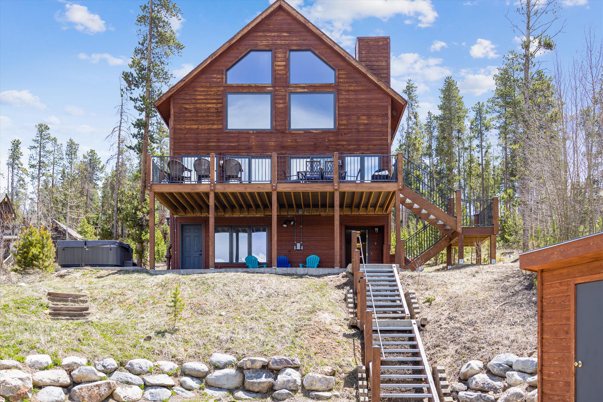 Front exterior - Powder Moose Villa - Breckenridge Vacation Rental