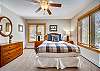 Queen Bedroom - main level - Powder Moose Villa - Breckenridge Vacation Rental