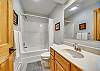 Shared bathroom - main level - Powder Moose Villa - Breckenridge Vacation Rental