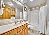 Shared bathroom - main level - Powder Moose Villa - Breckenridge Vacation Rental 