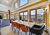 Dining area with view - Powder Moose Villa - Breckenridge Vacation Rental