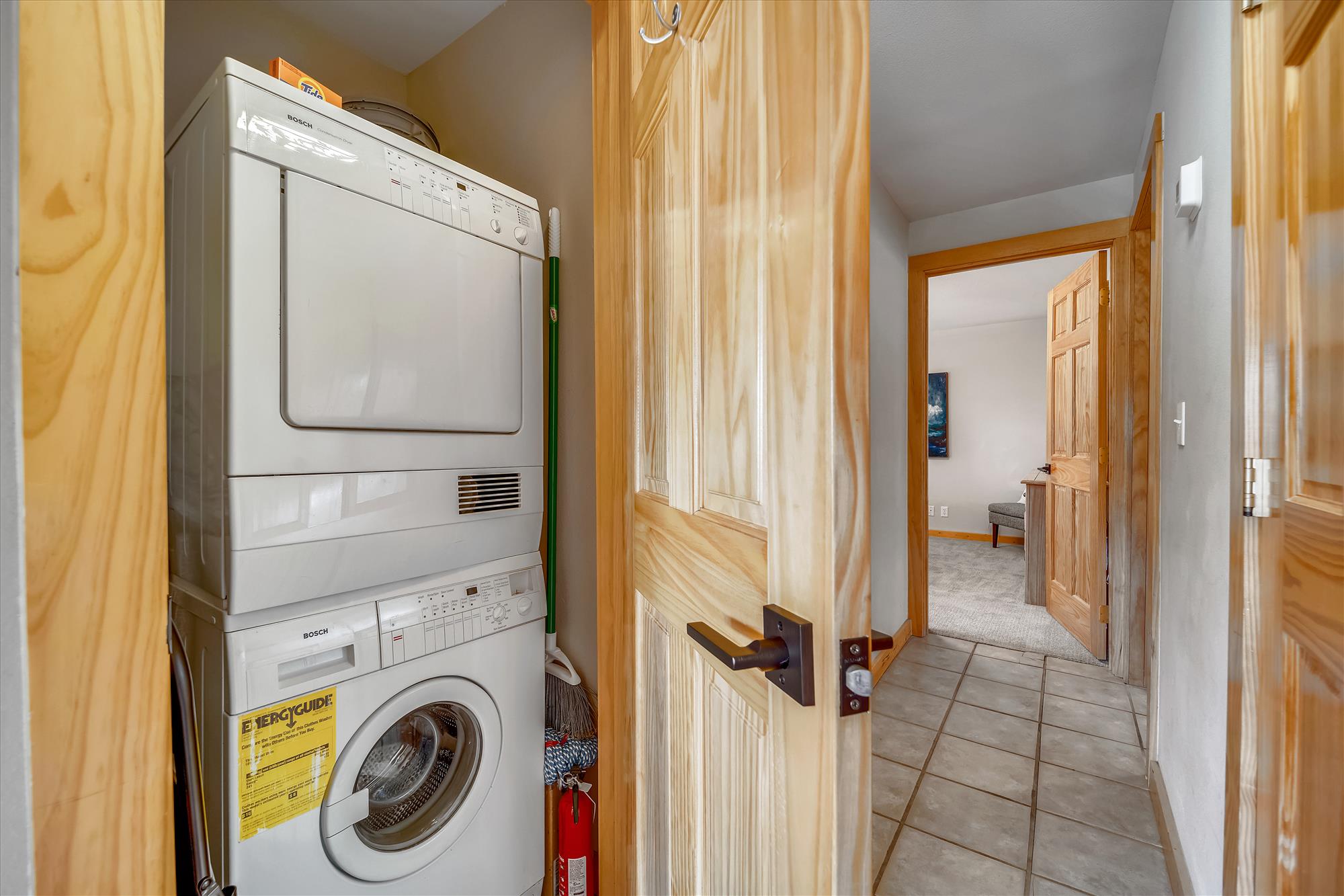 Lower level washer & dryer - Powder Moose Villa - Breckenridge Vacation Rental
