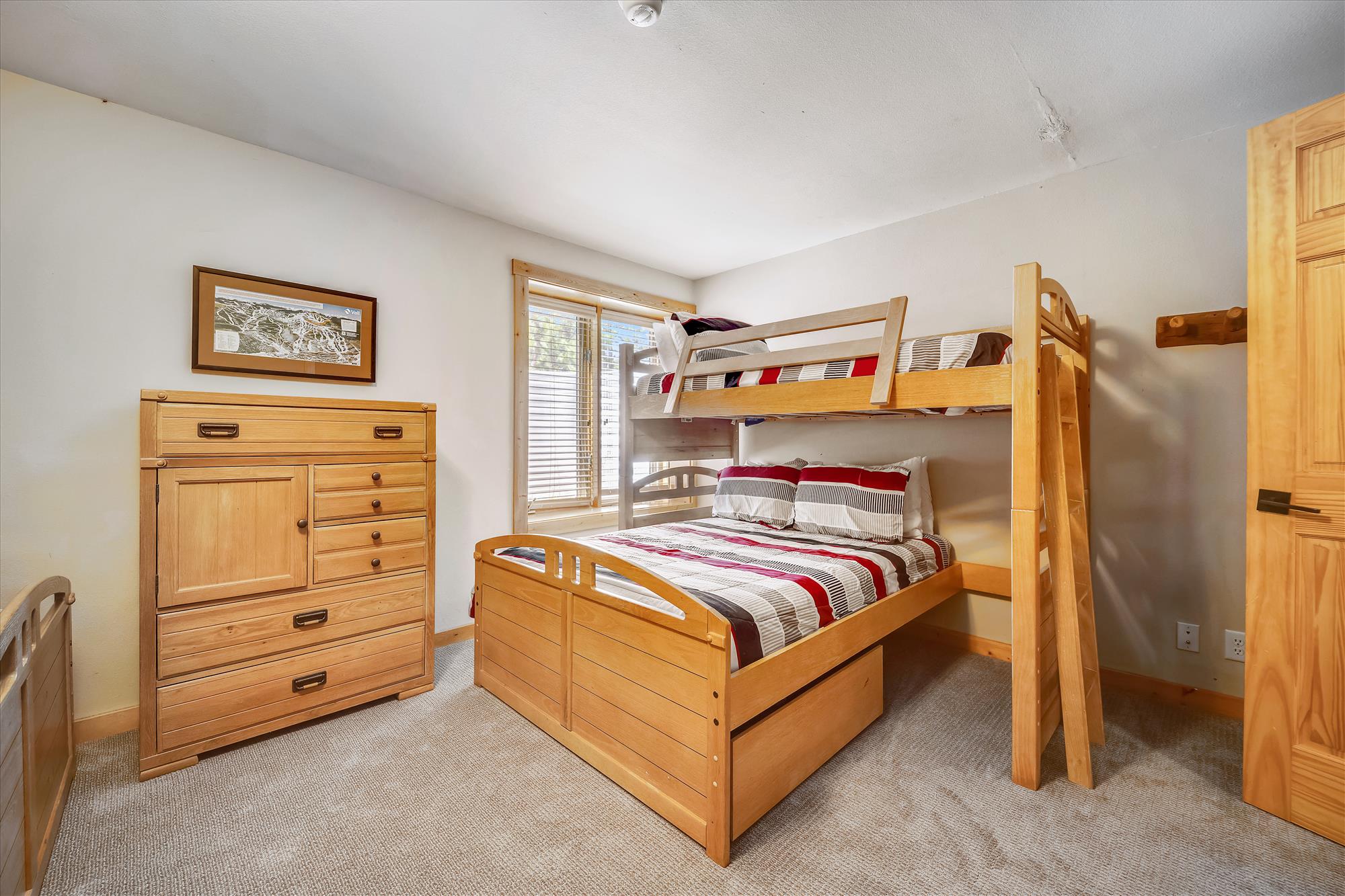 Bunk Bedroom - lower level - Powder Moose Villa - Breckenridge Vacation Rental