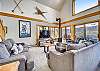 Living area with great views - Powder Moose Villa – Breckenridge Vacation Rental