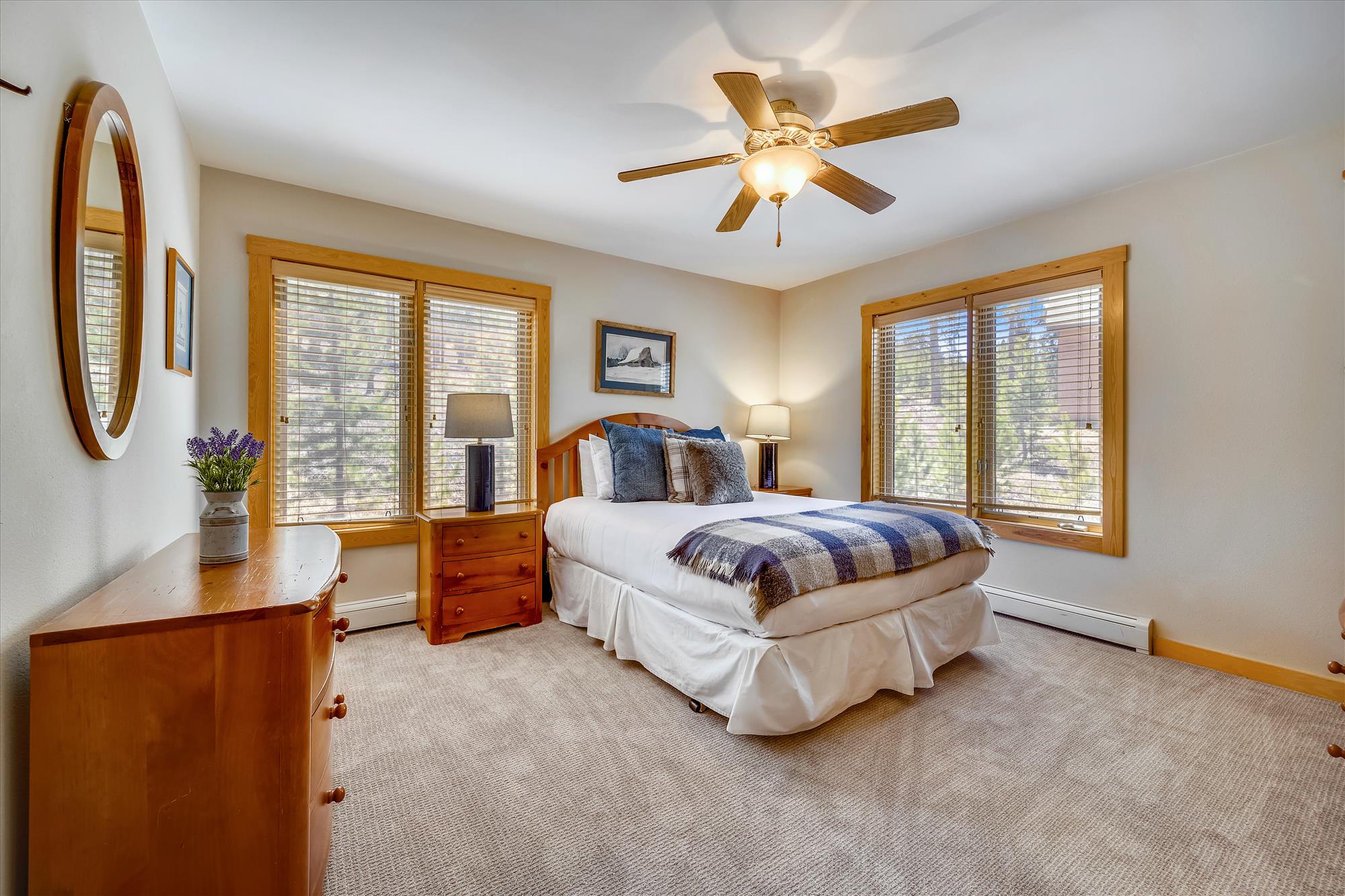 Queen Bedroom - main level - Powder Moose Villa - Breckenridge Vacation Rental