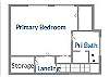 Upper level floor plan - Powder Moose Villa – Breckenridge Vacation Rental