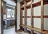 Mud room with ample storage for winter and summer activity gear - Breck Escape Breckenridge Vacation Rental  